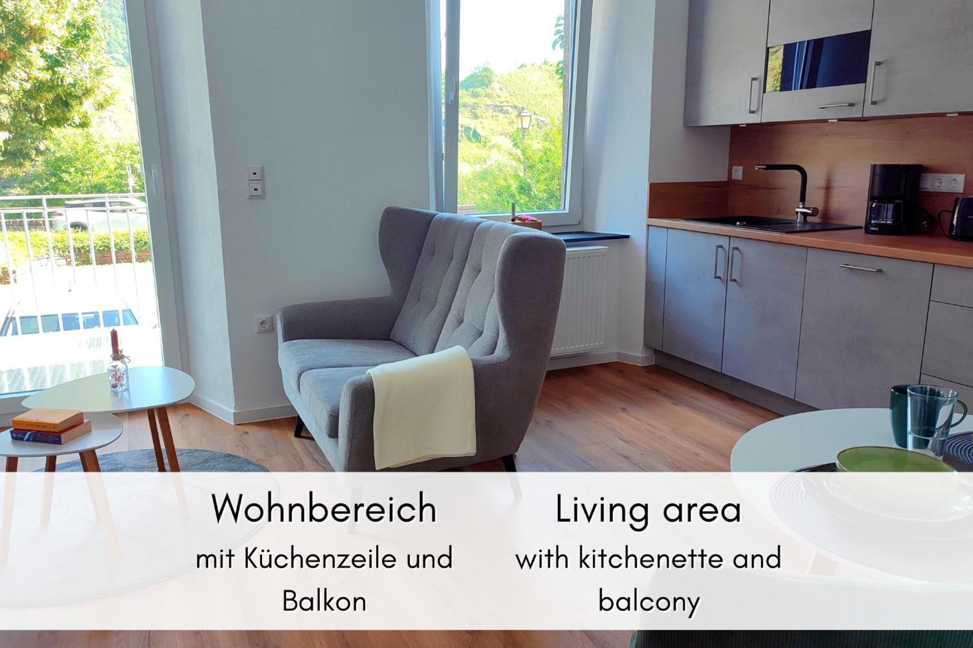 Winzerhaus Am Calmont - Moselidyll Im Winzerhaus Apartment Bremm Bagian luar foto