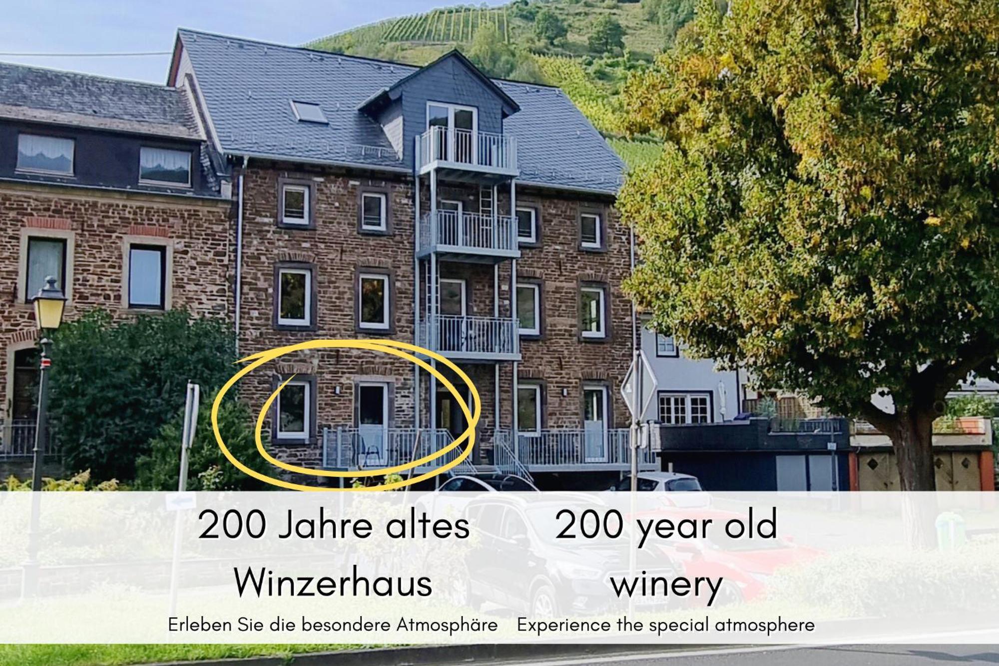Winzerhaus Am Calmont - Moselidyll Im Winzerhaus Apartment Bremm Bagian luar foto